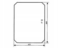 Szyba przednia - przód do ładowacza Fortschritt T174-2