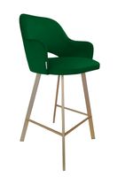 Hoker krzesło barowe Milano podstawa Profil złota MG25