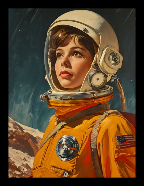 Plakat 15x20cm Pionierka Kosmosu zdjęcie 2