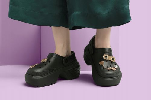 Damskie Buty Chodaki Klapki Platforma Crocs Stomp 209347 Clog 41-42 na Arena.pl