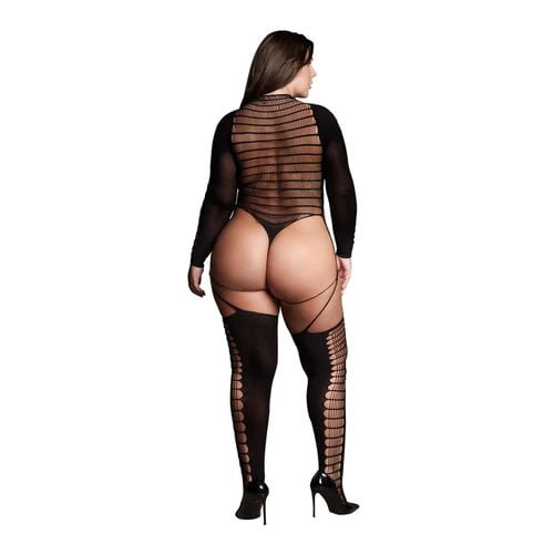 kalyke xxiii - bodystocking with turtleneck - plus size na Arena.pl