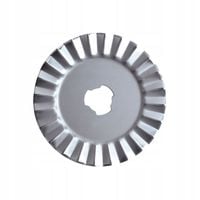 FISKARS Ostrze krążkowe zig-zag 45 mm nóż krążkowy tkanina papier filc