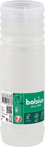 Wkłady Parafinowe do Zniczy Bolsius RP7 białe 148 godzin palenia - 15 sztuk na Arena.pl