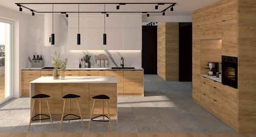 KUCHNIA KLASYCZNA KU-W60 Szafka 60 cm górna fronty MDF frezowane na Arena.pl