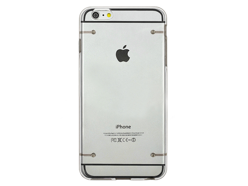 ETUI Przezroczyste z silikonowym rantem do iPhone 6 Plus na Arena.pl