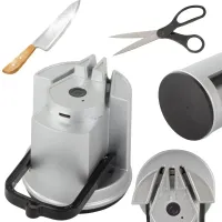 Elektryczna ostrzałka do noży nożyczek kuchennych z przyssawką 5v/usb