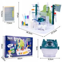 Wielkie Laboratorium Chemiczne Mały Chemik Zestaw Naukowy Wybuch Piany