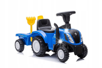 JEŹDZIK PCHACZ CHODZIK TRAKTOR NEW HOLLAND AUTO SAMOCHÓD DUŻY DZIECI KLAKSO