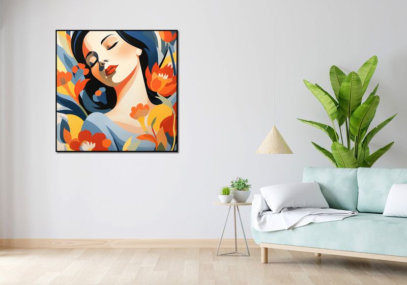 Plakat 100x100cm Urok Wewnętrzny zdjęcie 4
