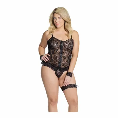 Coquette - Top z ramiączkami i stringami - plus size zdjęcie 8