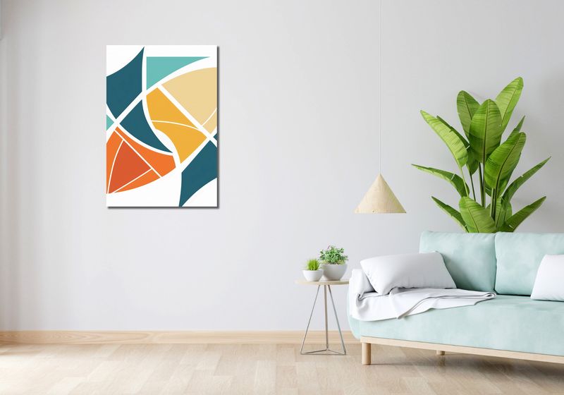 Obraz 60x90cm Geometria Wiatru zdjęcie 2