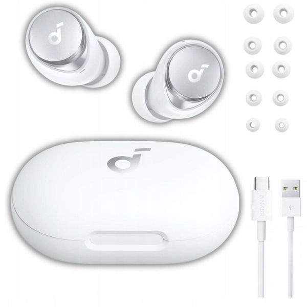 Słuchawki bezprzewodowe Soundcore Space A40 Białe zdjęcie 1