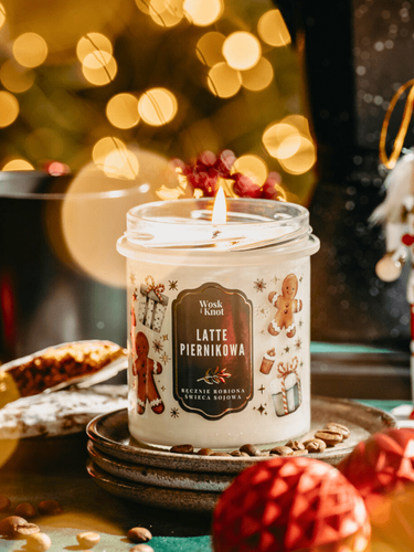 Woskiknot świeca sojowa Piernikowa Latte na Arena.pl
