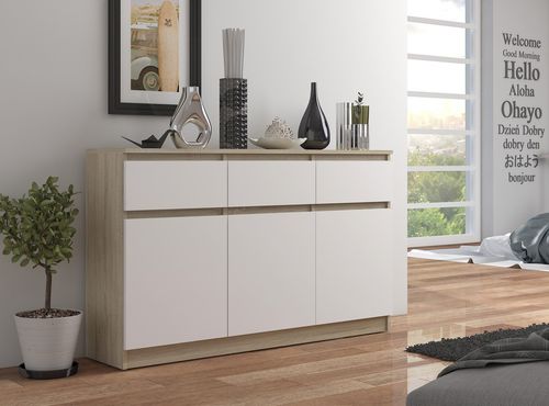 KOMODA K140 3D 3SZ CLP PK SONOMA / BIAŁA na Arena.pl