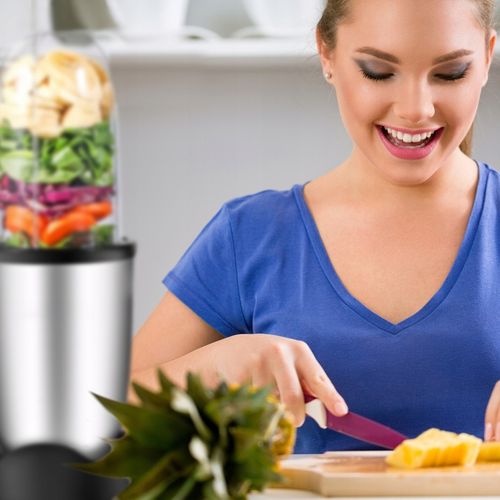 ROBOT KUCHENNY BLENDER KIELICHOWY 600W WIELOFUNKCYJNY + 2 KUBKI 470 ml na Arena.pl