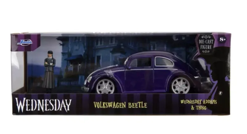 Jada Wednesday Volkswagen Beetle 1:24 zdjęcie 1