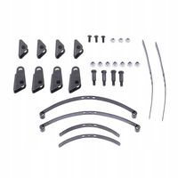 Zestaw zawieszeń resorów piórowych z litej