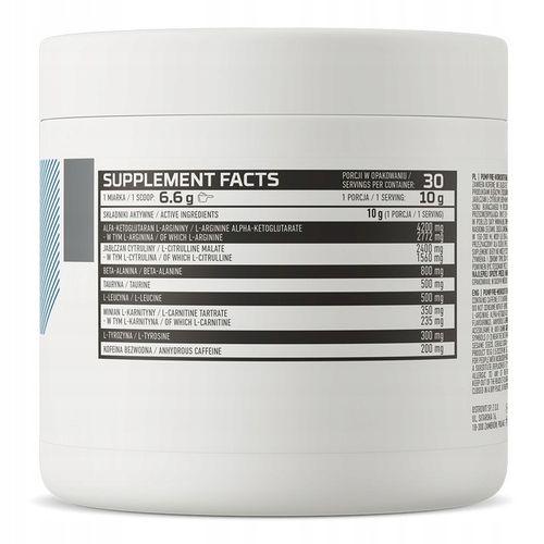OstroVit PUMP Pre-Workout 300 BETA ALANINA KOFEINA na Arena.pl