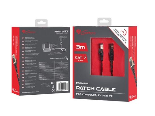 PATCHCORD KAT.7E SFTP 3M CZARNY GENESIS na Arena.pl