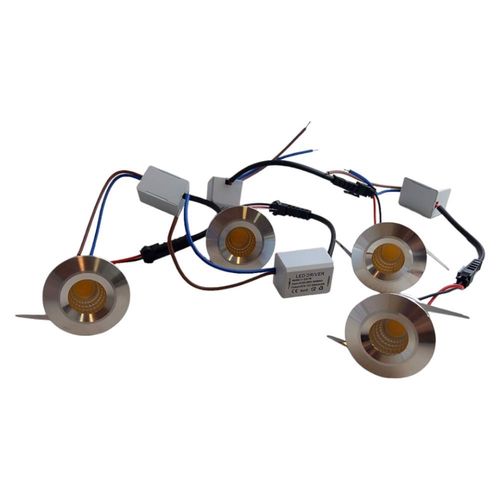 Reflektor LED wpuszczany 3W ciepła biel 4szt na Arena.pl