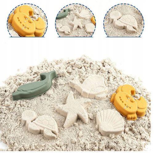 SILIKONOWE ZABAWKI DO PIASKU MIĘKKIE DO WODY NA PLAŻĘ WIADERKO FOREMKI na Arena.pl