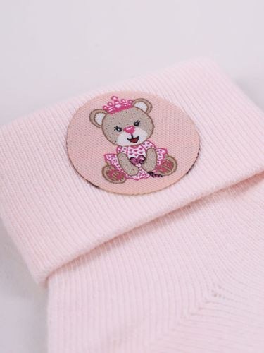 Skarpety niemowlęce bawełniane dziewczęce miś 3PAK 6-12 miesięcy YOCLUB na Arena.pl