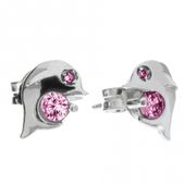 SREBRNE KOLCZYKI DELFINKI SREBRO PRÓBY 925