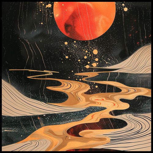 Plakat 80x80cm Planetarny Taniec na Arena.pl