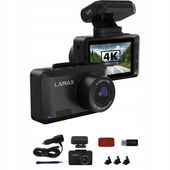 Kamera Samochodowa Wideorejestrator 4K Gps 170 Stopni Wdr Uchwyt