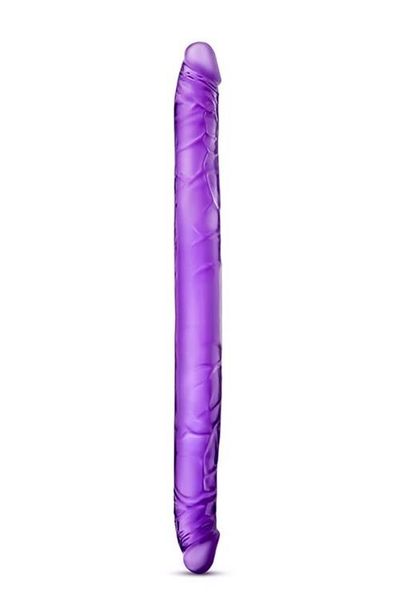B Yours 16Inch Double Dildo Purple zdjęcie 3