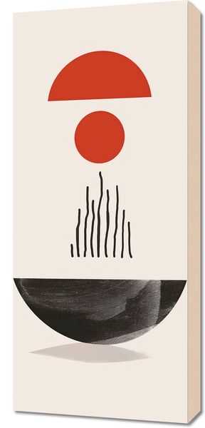 Obraz 40x90cm Półokrągła Forma zdjęcie 1