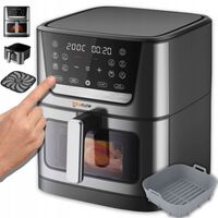 AIR FRYER FRYTKOWNICA BEZTŁUSZCZOWA DUŻA MISA XXL 8L 1800W PANEL DOTYKOWY