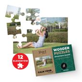 FOTO PUZZLE DREWNIANE  z TWOJEGO ZDJĘCIA XXL 120cm x 85cm  12 el.