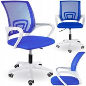 KRZESŁO DO BIURKA DLA DZIECKA DZIECI OBROTOWE FOTEL BIUROWY ERGONOMICZNY
