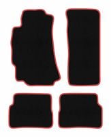 Dywaniki welurowe CARLUX-RED do Mazda RX-8 Coupe 2003-2012, czarne