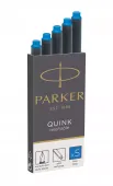 Parker. Naboje Do Pióra Zmywalne Niebieskie (5 Sztuk)