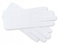 Białe eleganckie rękawiczki wizytowe R2 Modini XL
