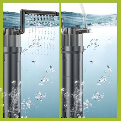 5W1 FILTR WEWNĘTRZNY Z LAMPĄ UV 800L/H DO AKWARIUM 100-300L Z UVC na Arena.pl