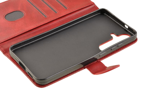 Etui portfel Wallet do Samsung Galaxy S25 Fe czerwony na Arena.pl
