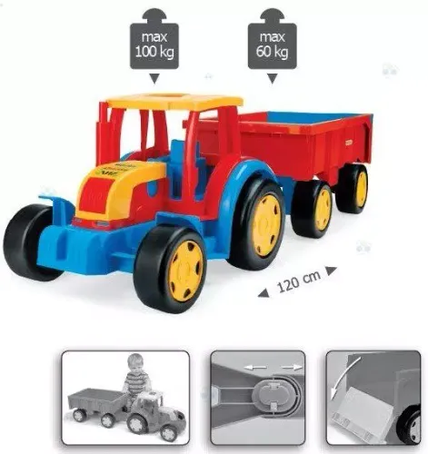 Traktor gigant z przyczepą 66100 na Arena.pl