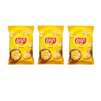 Pakiet 3szt Lays Chipsy ziemniaczane solone 130g
