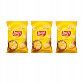 Pakiet 3szt Lays Chipsy ziemniaczane solone 130g