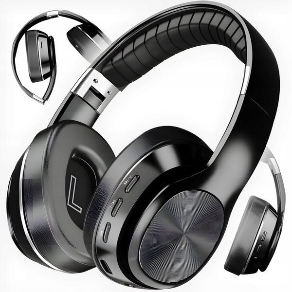 Słuchawki Bezprzewodowe Nauszne Mikrofon Radio MP3 Bluetooth 5.3 JAKOŚĆ zdjęcie 1