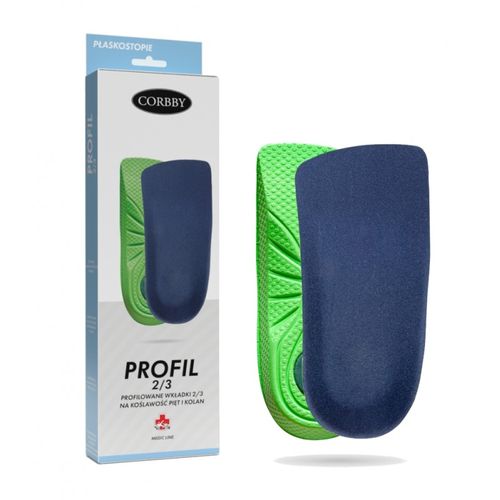 r. m - wkładki corbby profil ortopedyczne 2/3 na koślawość pięt i kolan na Arena.pl