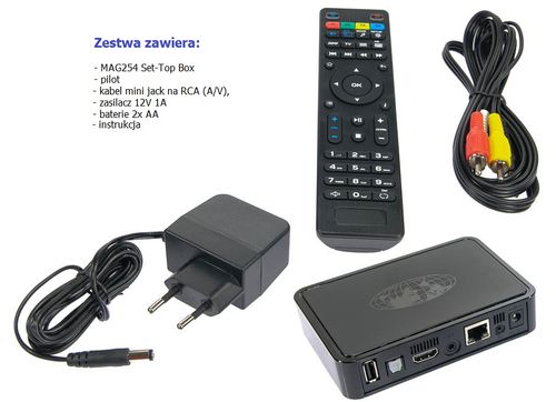 Tuner MAG254 IPTV & TOP-BOX TV na Arena.pl