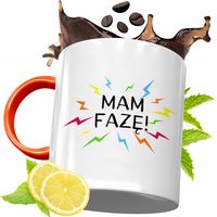 Kubek Pomarańczowy Dla Elektryka Idealny Prezent Z Nadrukiem Ze Zdjęciem