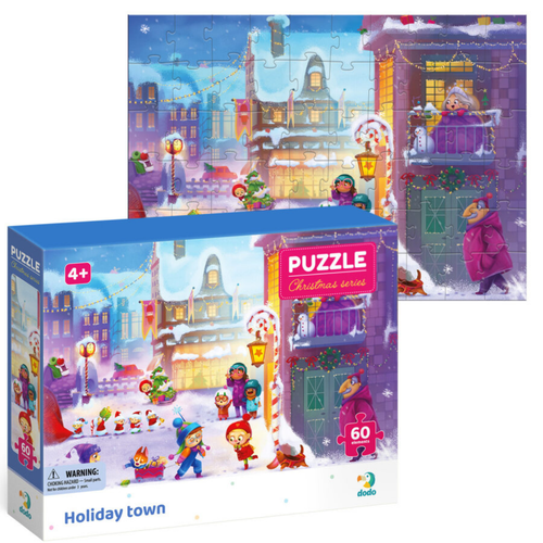 Puzzle Świąteczne Miasteczko 60 El. Dodo 300576 na Arena.pl