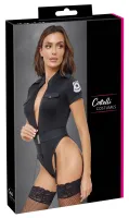 cottelli costumes body policyjne z paskami do pończoch m czarny