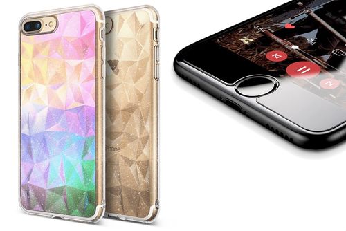 ETUI RINGKE PRISM GLITTER IPHONE 8/7PLUS+SZKŁO .15 na Arena.pl
