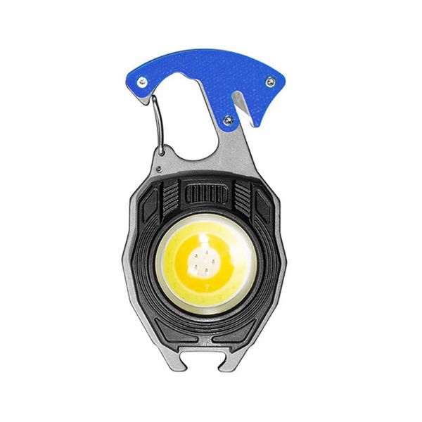 Latarka Mini LED Breloczek W5147 Typ C z 2 bitami niebieska zdjęcie 1